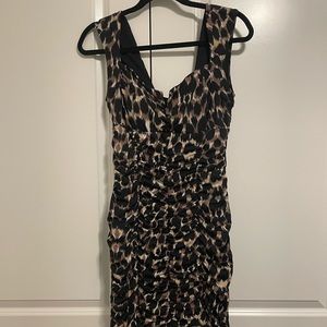 Le chateau size small leopard print dress
